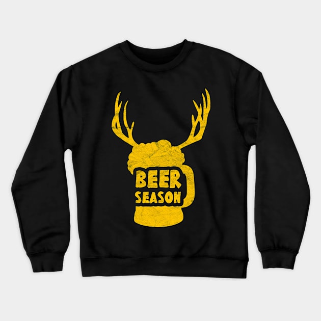 Beer Season Crewneck Sweatshirt by AlphaDistributors